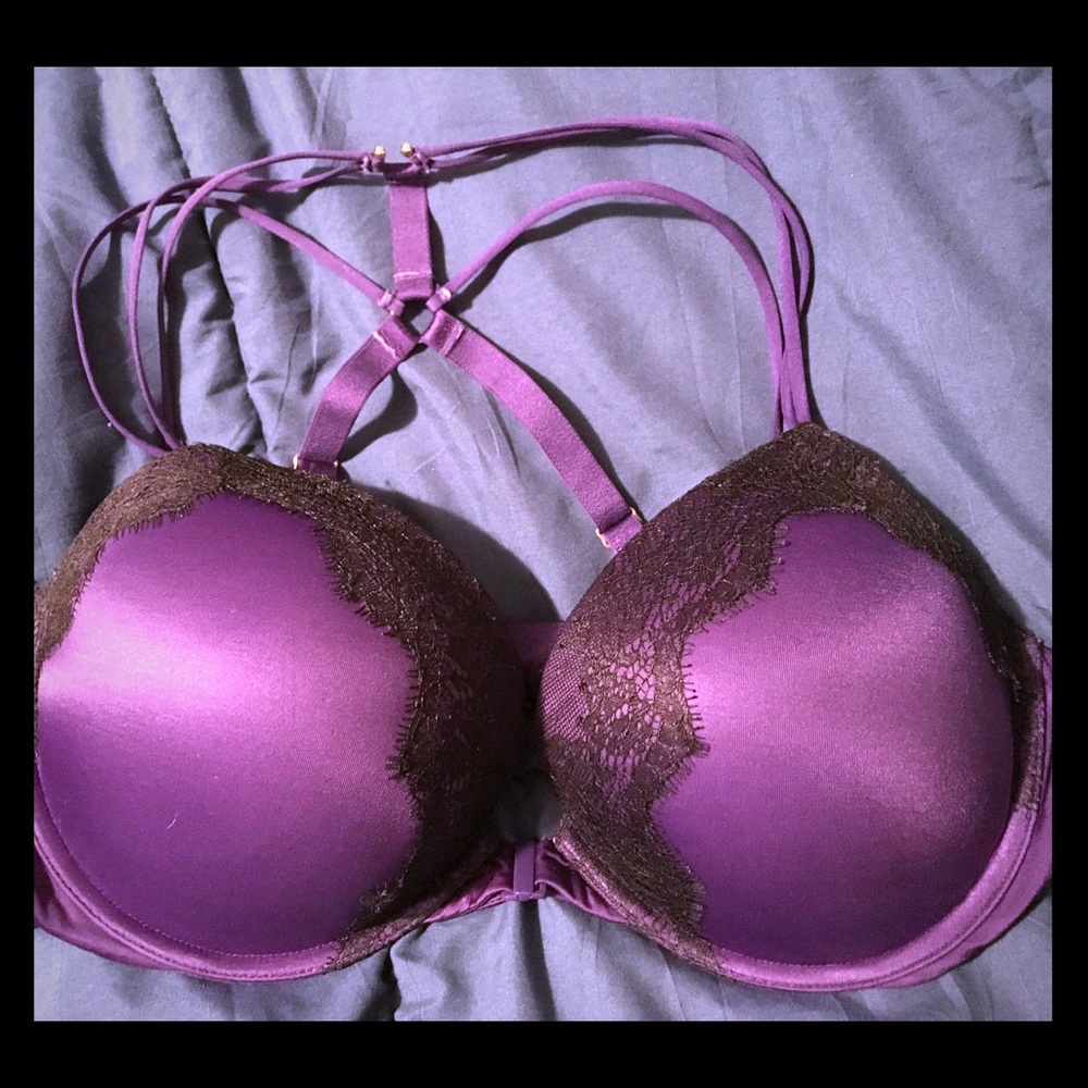Purple Victoria’s Secret racerback Bra